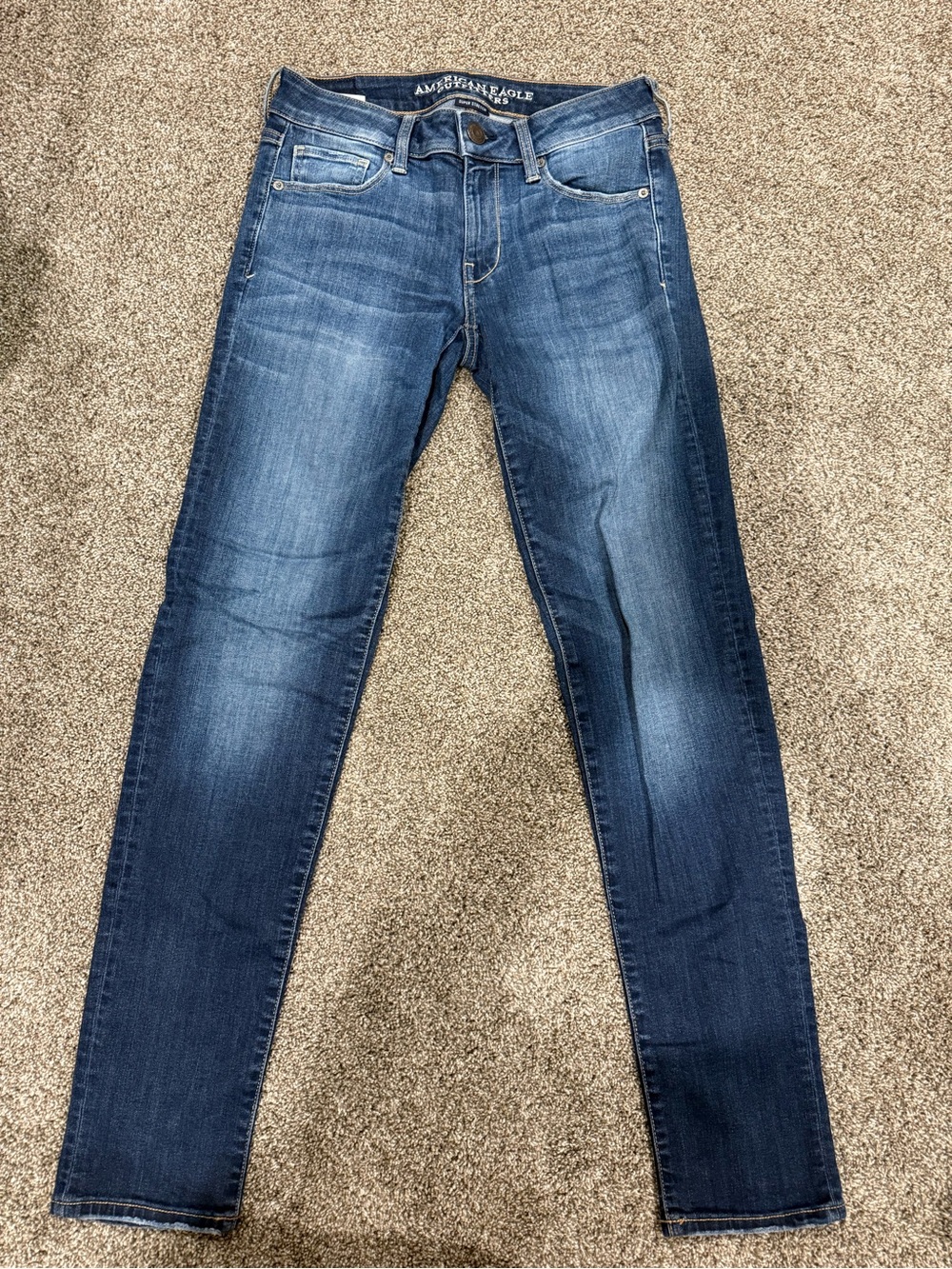 American Eagle Outfitters Men’s Dark Blue Skinny Jeans